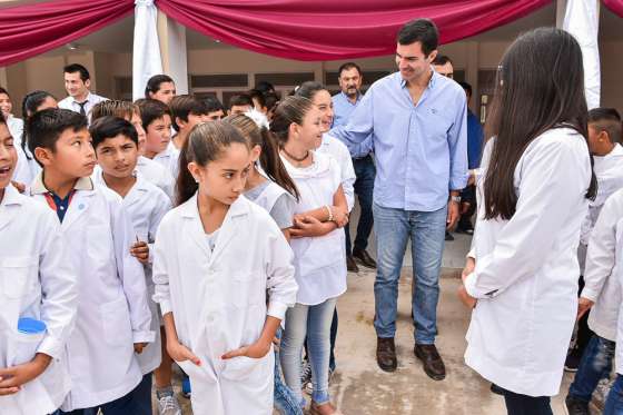 Urtubey inauguró edificios escolares en Rivadavia y sostuvo que la educación es la llave que garantiza un futuro inclusivo